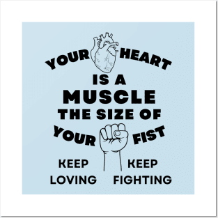 Your Heart is a Muscle the Size of Your Fist Posters and Art